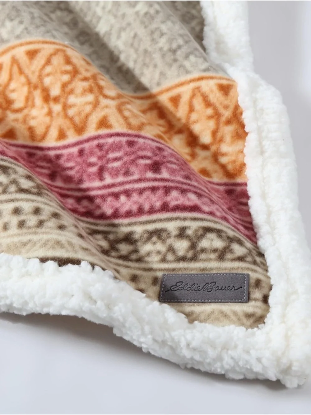 Eddie Bauer - Blanket, Super Soft Reversible Sherpa & Brushed Fleece Bedding